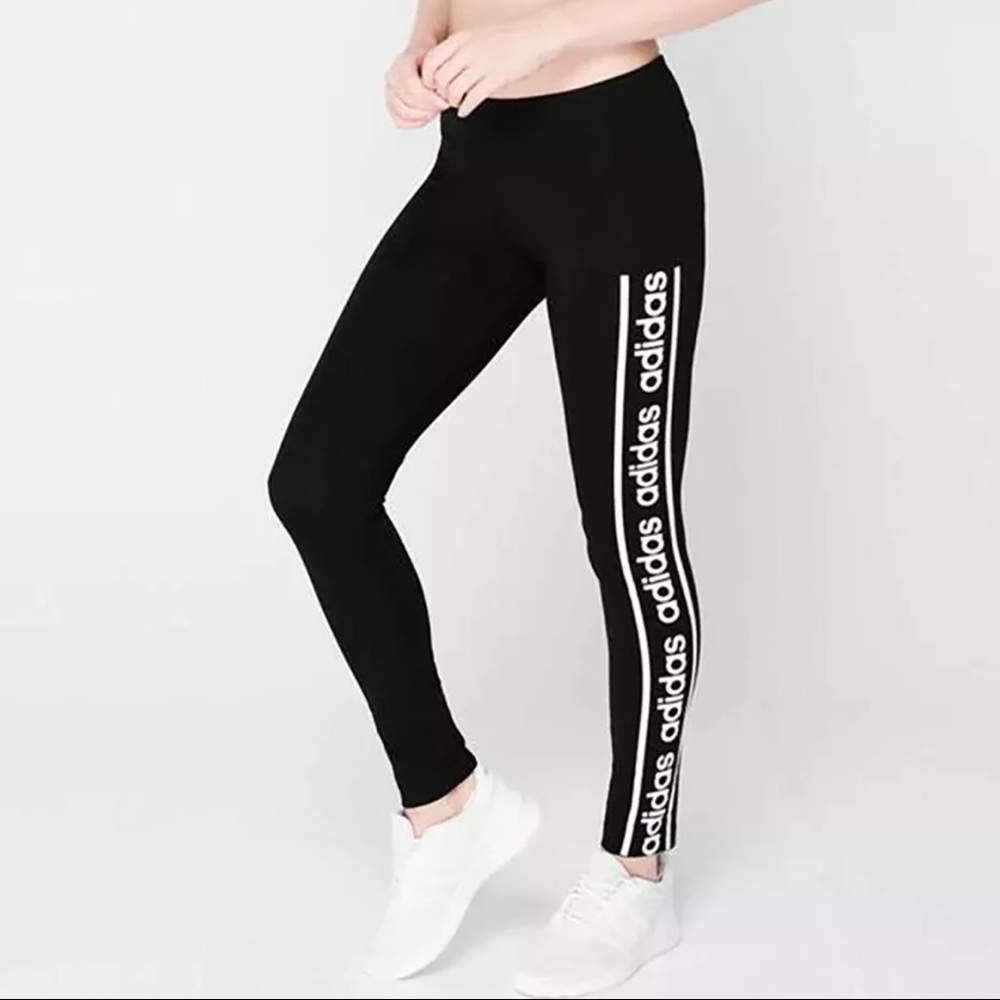 NEW ADIDAS Womens Leggings Ladies Yoga Gym Fitness Pants Size XS